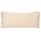 Hello Honey® 36" Pink, Yellow & Cream Wool Shag Lumbar Pillow
